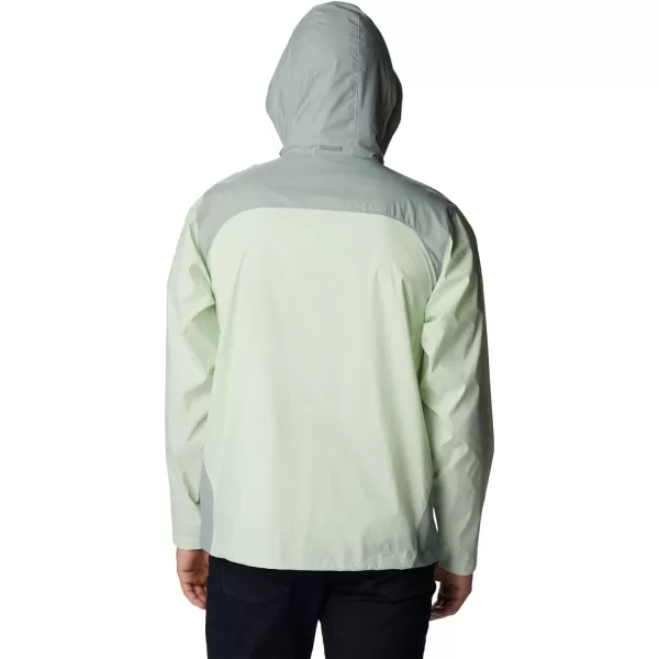 imageColumbia Mens Glennaker Rain JacketIce GreenNiagara
