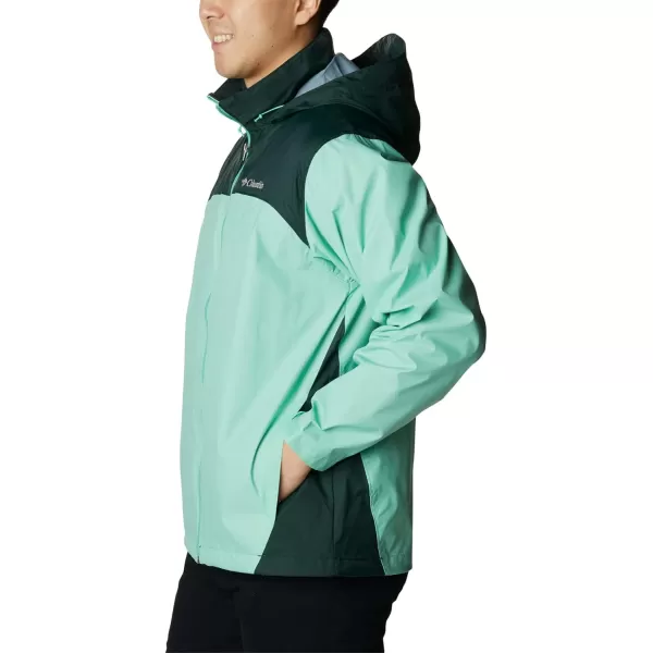 imageColumbia Mens Glennaker Rain JacketKelpSpruce