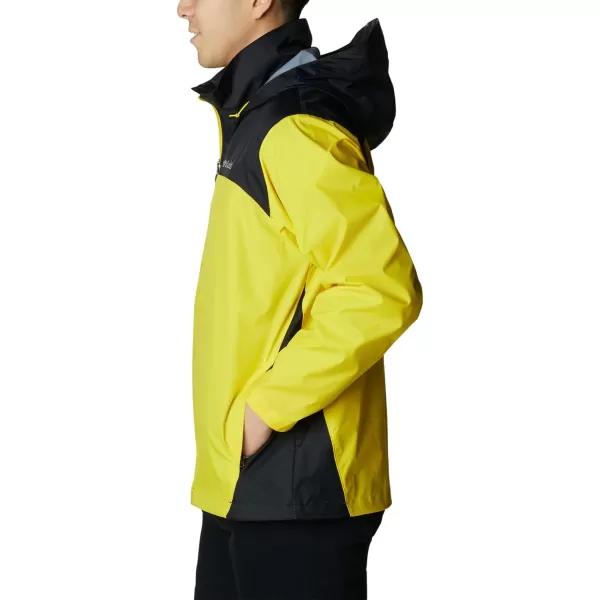 imageColumbia Mens Glennaker Rain JacketLaser LemonBlack
