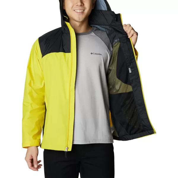 imageColumbia Mens Glennaker Rain JacketLaser LemonBlack
