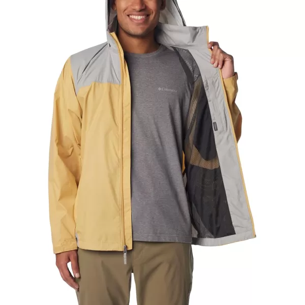 imageColumbia Mens Glennaker Rain JacketLight CamelFlint Grey