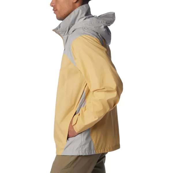 imageColumbia Mens Glennaker Rain JacketLight CamelFlint Grey