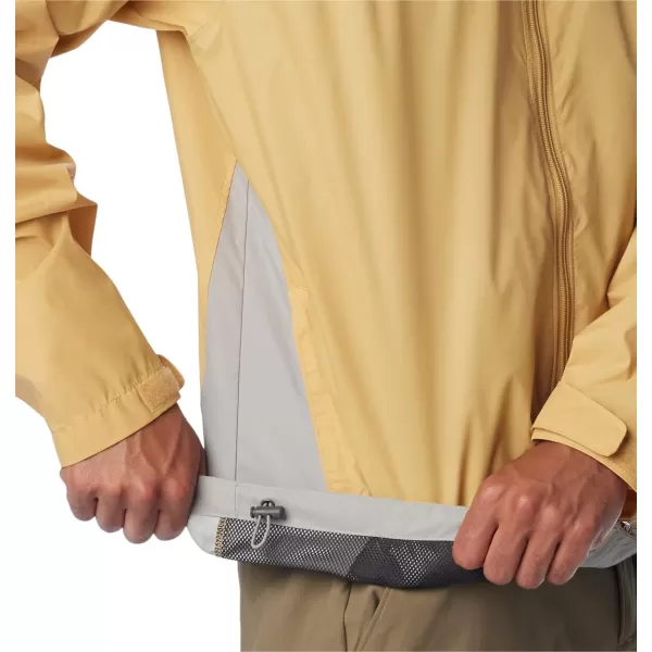 imageColumbia Mens Glennaker Rain JacketLight CamelFlint Grey