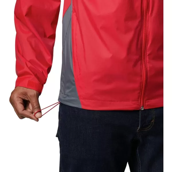imageColumbia Mens Glennaker Rain JacketMountain Red  Graphite