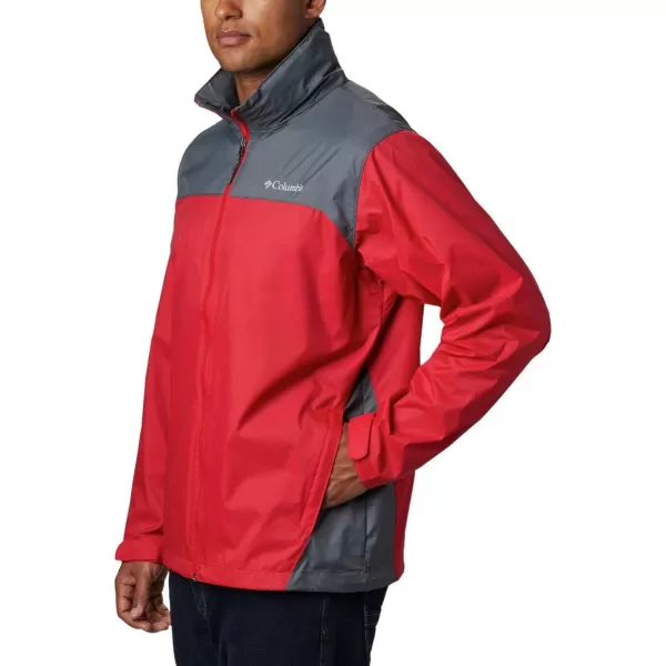 imageColumbia Mens Glennaker Rain JacketMountain Red  Graphite