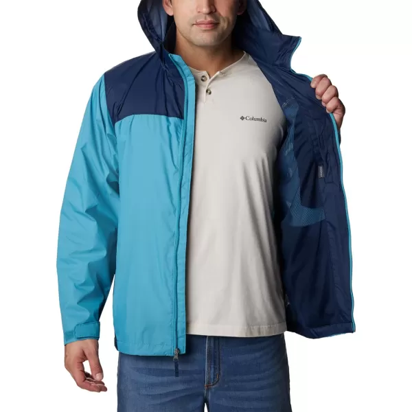 imageColumbia Mens Glennaker Rain JacketShastaCollegiate Navy