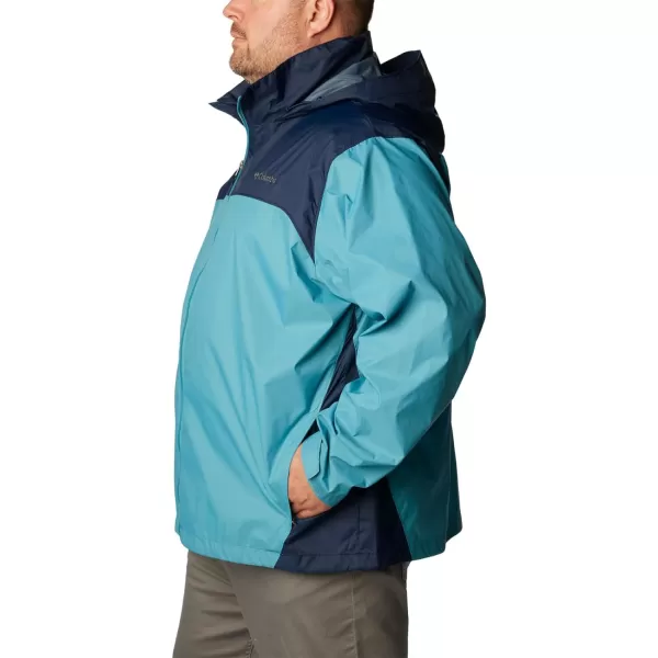 imageColumbia Mens Glennaker Rain JacketShastaCollegiate Navy