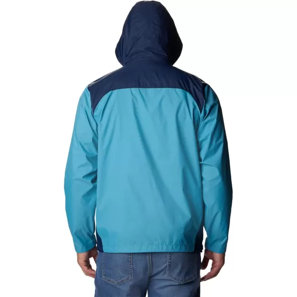 imageColumbia Mens Glennaker Rain JacketShastaCollegiate Navy