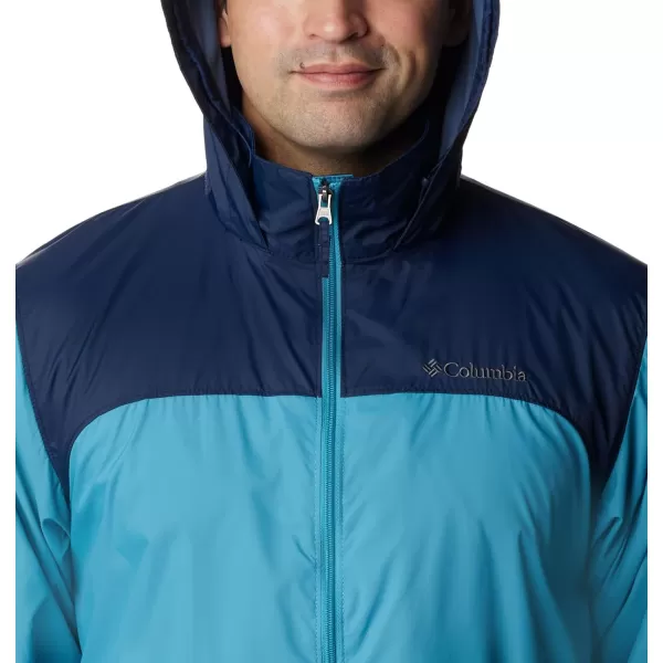 imageColumbia Mens Glennaker Rain JacketShastaCollegiate Navy