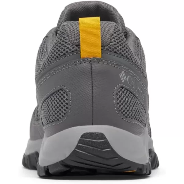 imageColumbia Mens Granite Trail Hiking ShoeDark GreyGolden Yellow