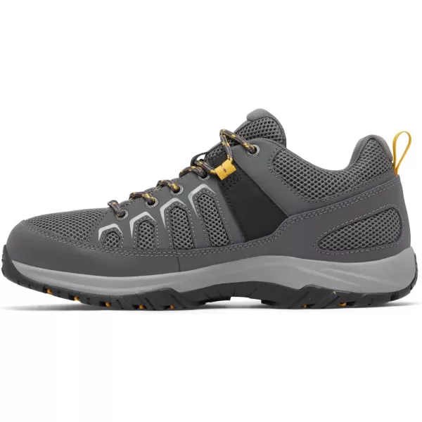 imageColumbia Mens Granite Trail Hiking ShoeDark GreyGolden Yellow