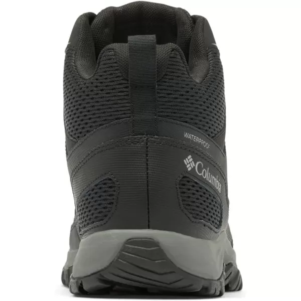 imageColumbia Mens Granite Trail Mid Waterproof Hiking ShoeBlackTitanium Grey Steel