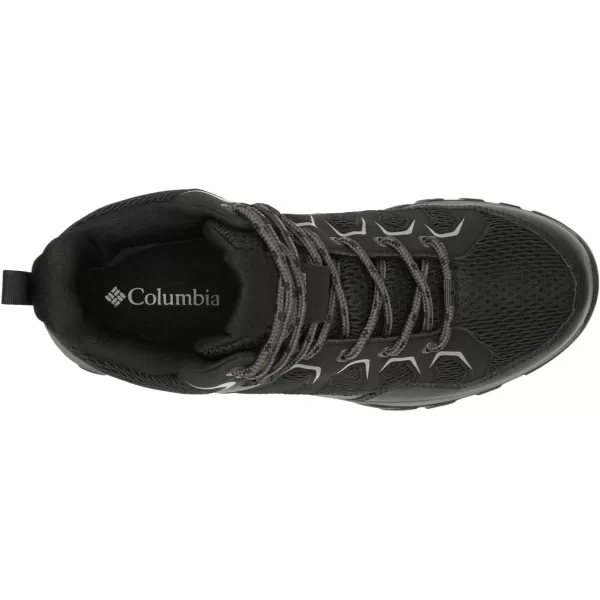 imageColumbia Mens Granite Trail Mid Waterproof Hiking ShoeBlackTitanium Grey Steel