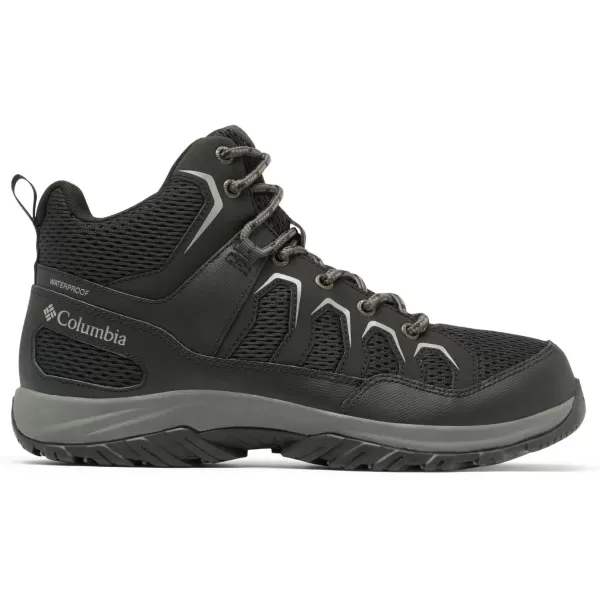 imageColumbia Mens Granite Trail Mid Waterproof Hiking ShoeBlackTitanium Grey Steel