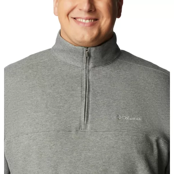 imageColumbia Mens Hart Mountain Ii Half ZipCharcoal Heather