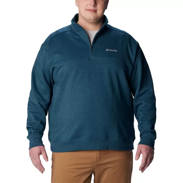 imageColumbia Mens Hart Mountain Ii Half ZipNight Wave Heather