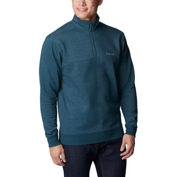 imageColumbia Mens Hart Mountain Ii Half ZipNight Wave Heather