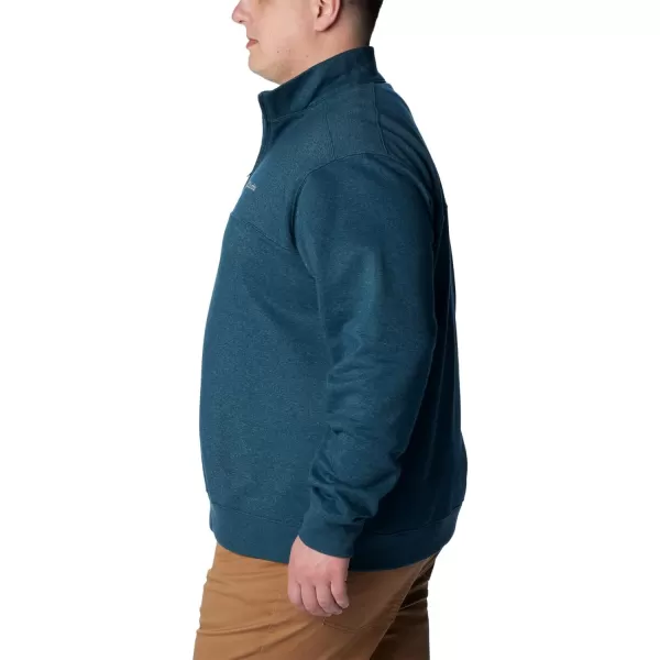 imageColumbia Mens Hart Mountain Ii Half ZipNight Wave Heather