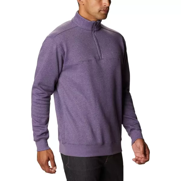 imageColumbia Mens Hart Mountain Ii Half ZipSoft Purple Heather