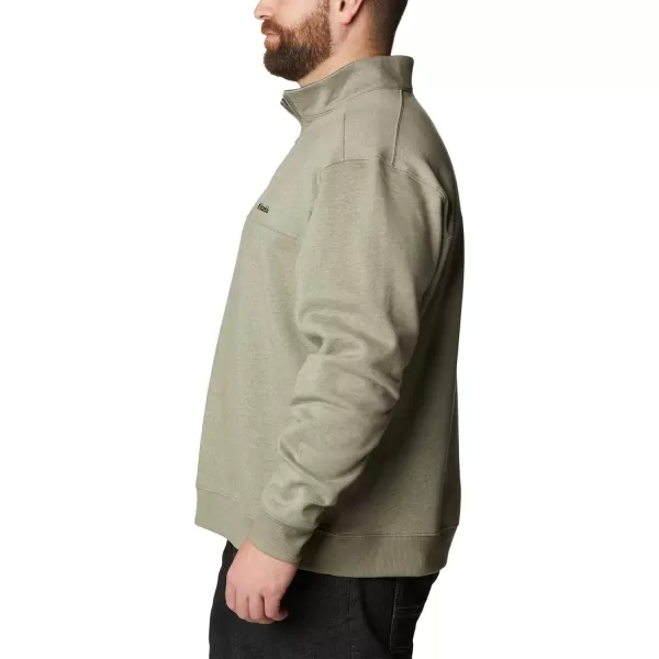 imageColumbia Mens Hart Mountain Ii Half ZipStone Green Heather