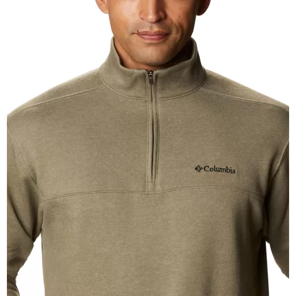 imageColumbia Mens Hart Mountain Ii Half ZipStone Green Heather