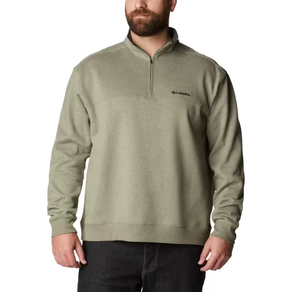 imageColumbia Mens Hart Mountain Ii Half ZipStone Green Heather