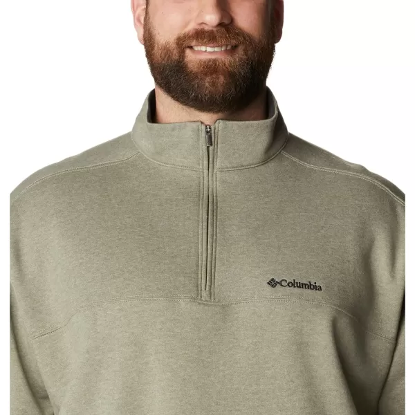 imageColumbia Mens Hart Mountain Ii Half ZipStone Green Heather