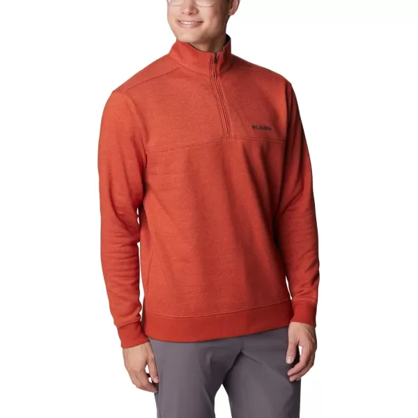 imageColumbia Mens Hart Mountain Ii Half ZipWarp Red Heather