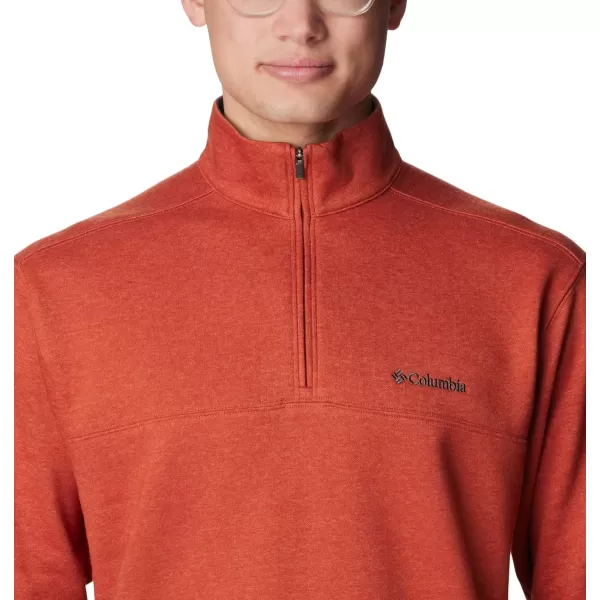 imageColumbia Mens Hart Mountain Ii Half ZipWarp Red Heather