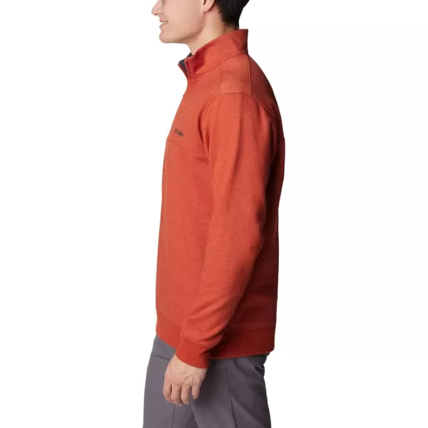 imageColumbia Mens Hart Mountain Ii Half ZipWarp Red Heather