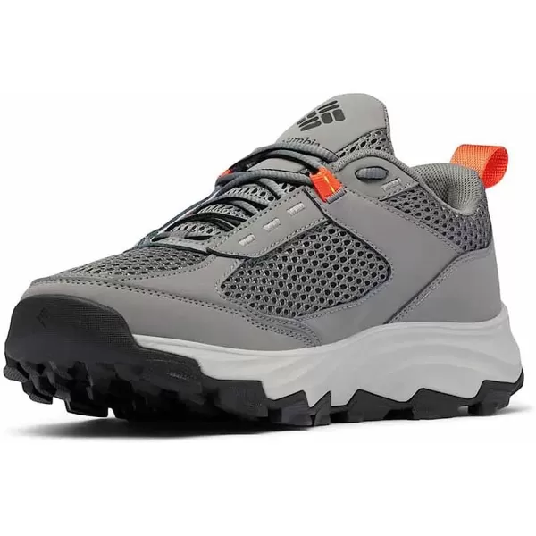 imageColumbia Mens Hatana Breathe Hiking ShoeTi Grey Steel Red Quartz