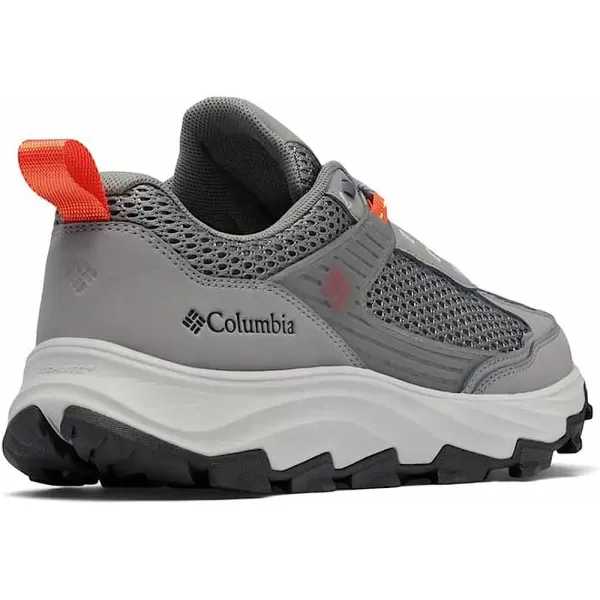 imageColumbia Mens Hatana Breathe Hiking ShoeTi Grey Steel Red Quartz