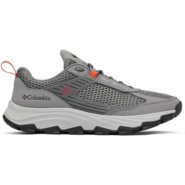 imageColumbia Mens Hatana Breathe Hiking ShoeTi Grey Steel Red Quartz