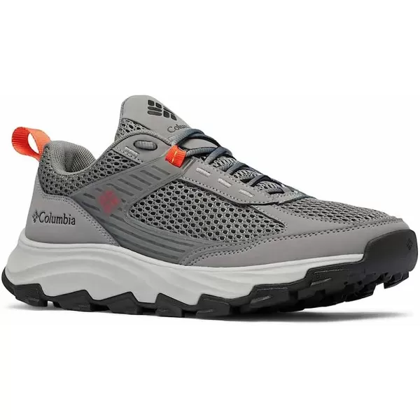 imageColumbia Mens Hatana Breathe Hiking ShoeTi Grey Steel Red Quartz