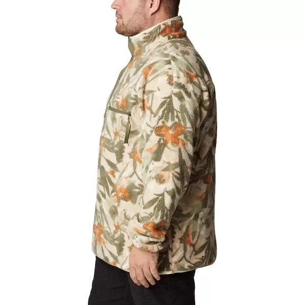 imageColumbia Mens Helvetia Half Snap FleeceAncient Fossil Floriculture