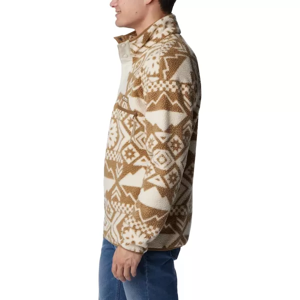imageColumbia Mens Helvetia Half Snap FleeceDelta Checkered Peaks Tonal