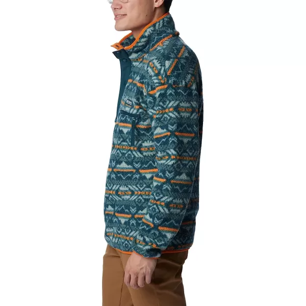 imageColumbia Mens Helvetia Half Snap FleeceNight Wave Checkered Peaks Multi