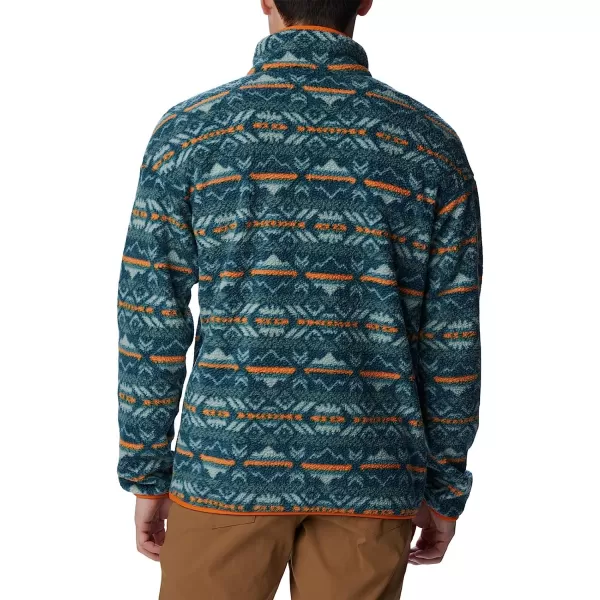 imageColumbia Mens Helvetia Half Snap FleeceNight Wave Checkered Peaks Multi