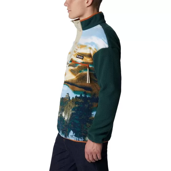 imageColumbia Mens Helvetia Half Snap FleeceWarm Copper Crg Print
