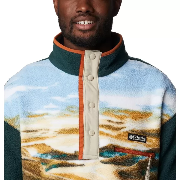 imageColumbia Mens Helvetia Half Snap FleeceWarm Copper Crg Print