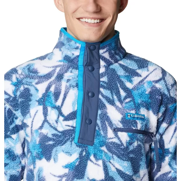 imageColumbia Mens Helvetia Half Snap FleeceWhite Floriculture