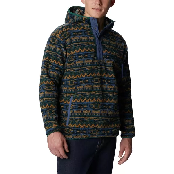 imageColumbia Mens Helvetia HoodieSpruce 80s Stripe Print