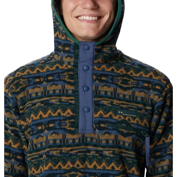 imageColumbia Mens Helvetia HoodieSpruce 80s Stripe Print