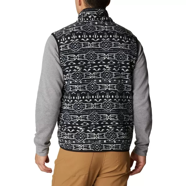 imageColumbia Mens Helvetia VestBlack Geo PrintMetal
