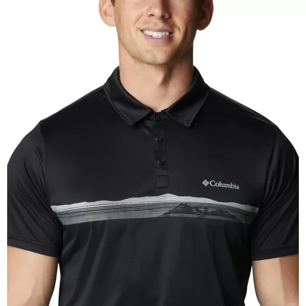imageColumbia Mens Hike Novelty PoloBlack