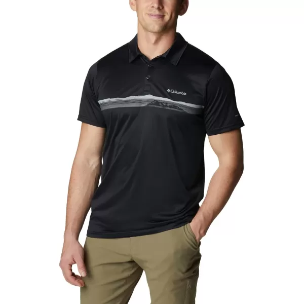 imageColumbia Mens Hike Novelty PoloBlack