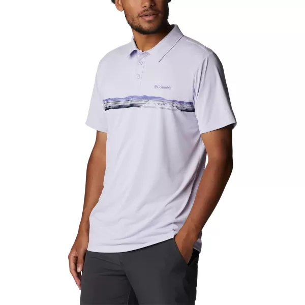 imageColumbia Mens Hike Novelty PoloPurple Tint