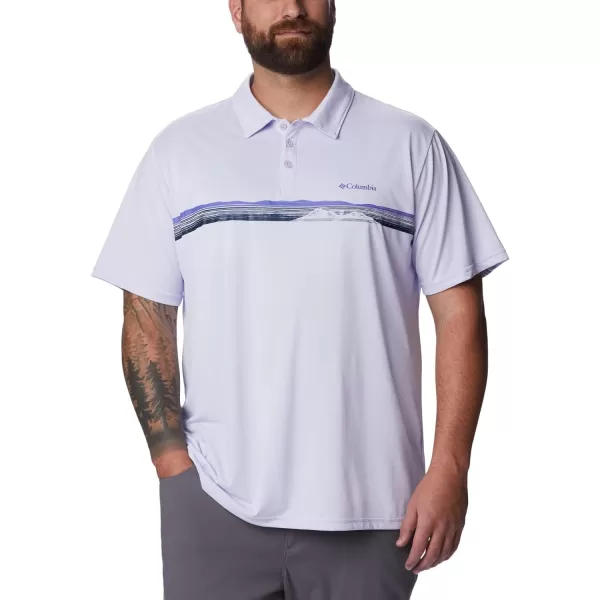 imageColumbia Mens Hike Novelty PoloPurple Tint