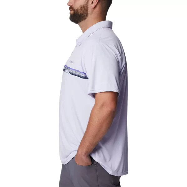 imageColumbia Mens Hike Novelty PoloPurple Tint