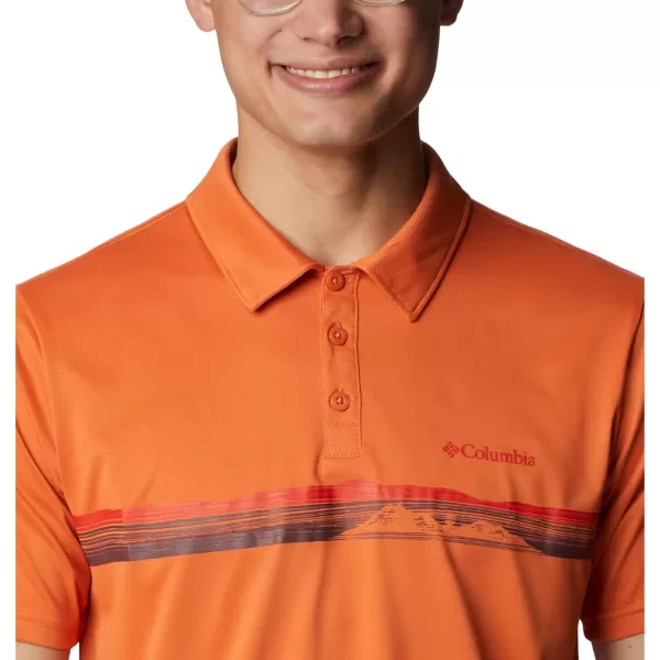 imageColumbia Mens Hike PoloDesert Orange